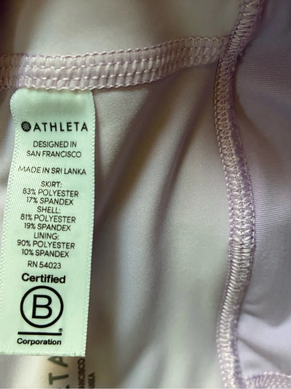 Athleta Momentum Lilac Tennis Pickleball Athletic Skort with Shorts 💜🎾 Size L - Picture 9 of 10